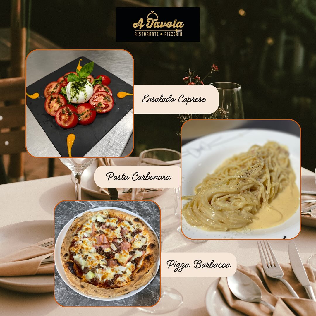 ✨Sabores que conquistan desde el primer bocado✨

Pizzas artesanales, pastas caseras, ensaladas con productos italianos y mucho más…😋

Descubre el corazón de Italia en cada plato🍕💖

⬆️Aquí os dejamos unos de nuestros platos más pedidos

¡Os esperamos!

📍Calle Eixarch 27B, Rafelbuñol

#Atavola #RestauranteAtavola #PizzaLovers
#PizzeriaRafelbuñol #Rafelbuñol